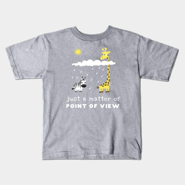 Point Of View Kids T-Shirt by katelein